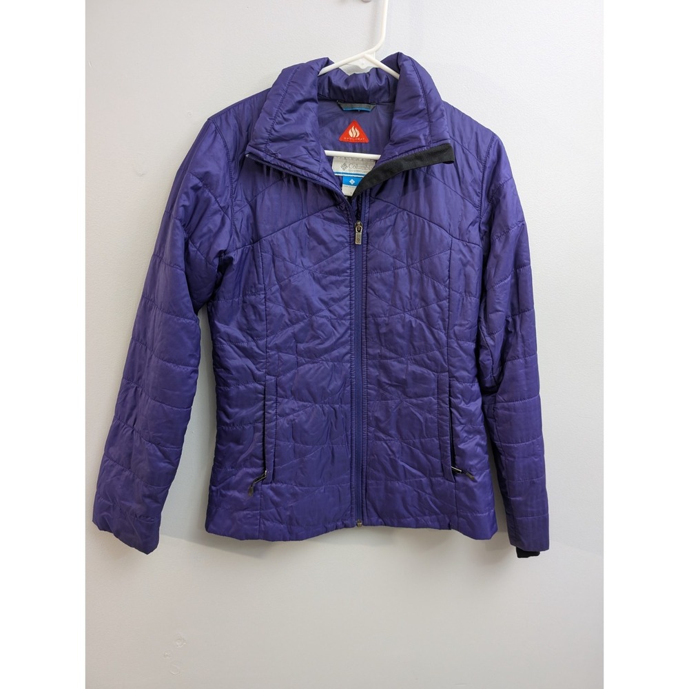 C9 Columbia Puffer Jacket Women's‎ S Purple Omni Heat Omni Shield Lightweight